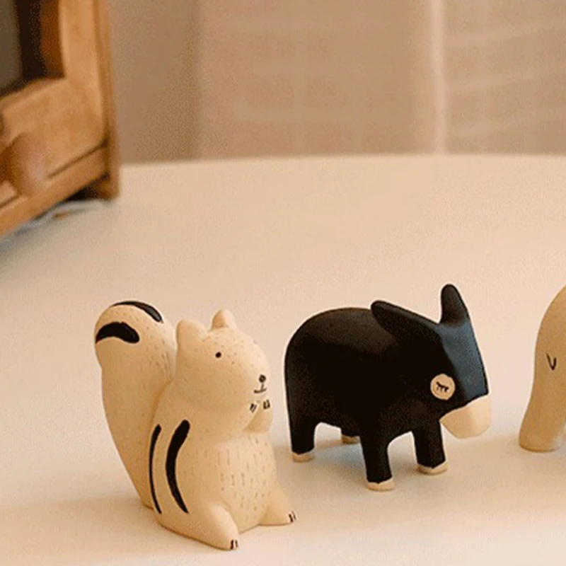 Japanese Wood Sculpture Cute Animal 23 Kinds Vivid Hippopotamu Squirrel Zoological Park Craft Desktop Model Small Animal Decorat
Japanese Wood Sculpture Cute Animal 23 Kinds Vivid Hippopotamu Squirrel Zoological Park Craft Desktop Model Small Animal Decorat