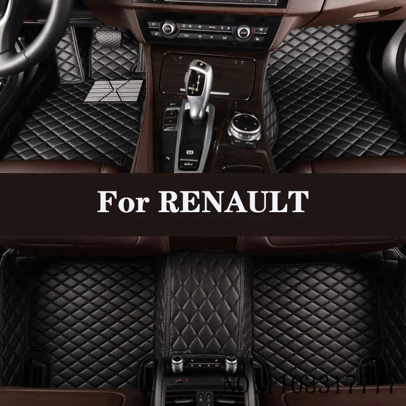 

Full Surround Custom Leather Car Floor Mat For RENAULT Grand Scenic VEL SATIS Fluence Alpine Gta Turbo (2seat) Auto Parts