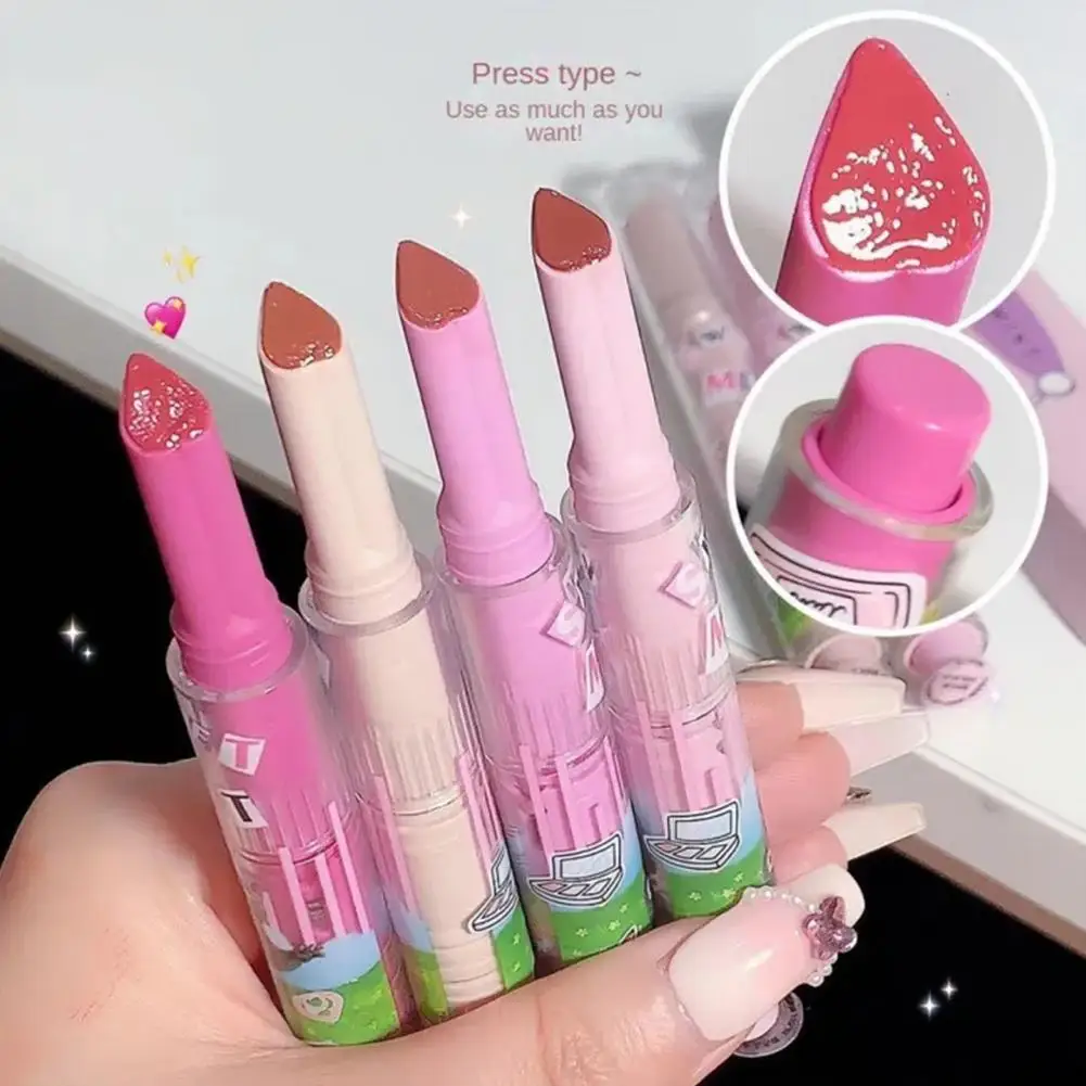Jelly Lip Glaze Flower Mirror Water Lipstick Heart-shaped Lip Gloss Moisturising Lipstick Pen Waterproof Non-stick Cup Korean
Jelly Lip Glaze Flower Mirror Water Lipstick Heart-shaped Lip Gloss Moisturising Lipstick Pen Waterproof Non-stick Cup Korean