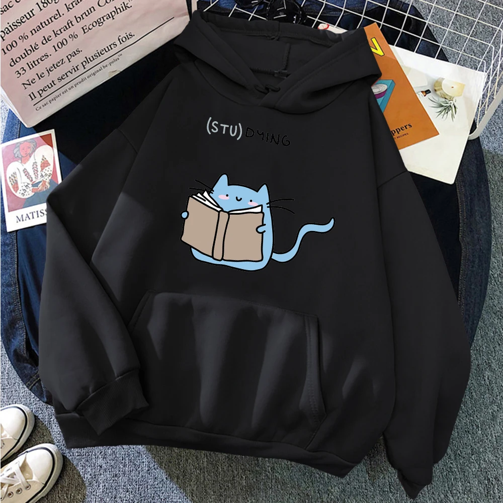 Womans Hoodie Love Studing Cute Cat Printed Sweater Females Oversize Pullover Korean Fashion Kawaii Animal 2022 New Lady Hoodies
Womans Hoodie Love Studing Cute Cat Printed Sweater Females Oversize Pullover Korean Fashion Kawaii Animal 2022 New Lady Hoodies