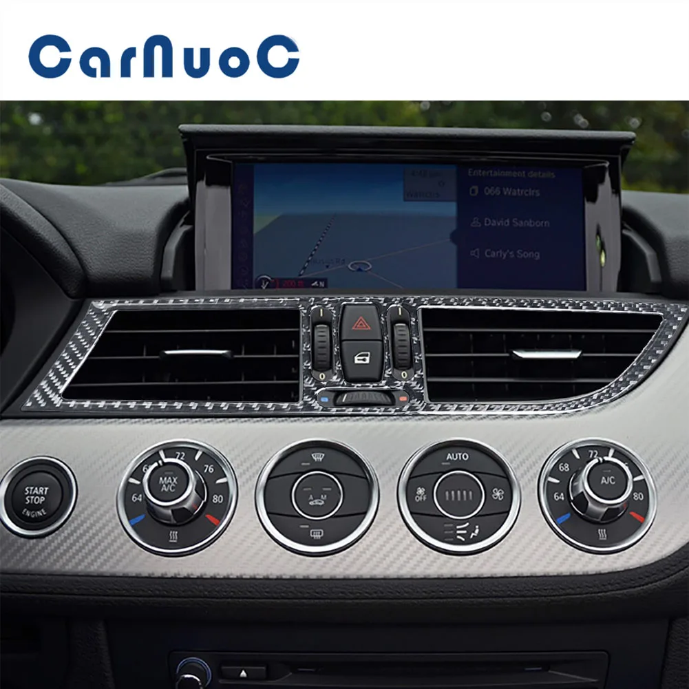 

For BMW Z4 E89 2009-2016 Air-condition Vents 3D Car Stickers Interior Styling Accessories Carbon Fiber Decorative Cover Trim