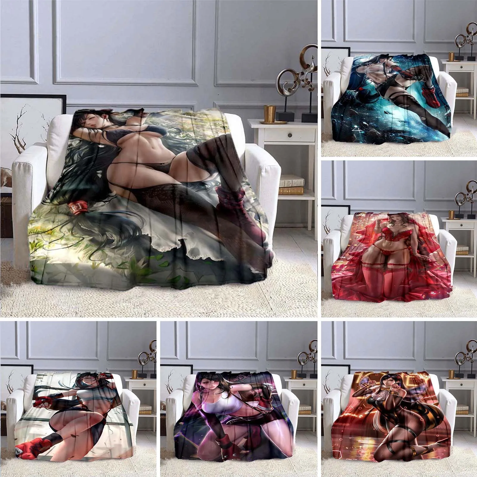 FINAL FANTASY Tifa Aerith Blanket sexy beauties Flannel Blanket Adults and children Bedroom Coverlet Sofa Camping Warm blanket
FINAL FANTASY Tifa Aerith Blanket sexy beauties Flannel Blanket Adults and children Bedroom Coverlet Sofa Camping Warm blanket