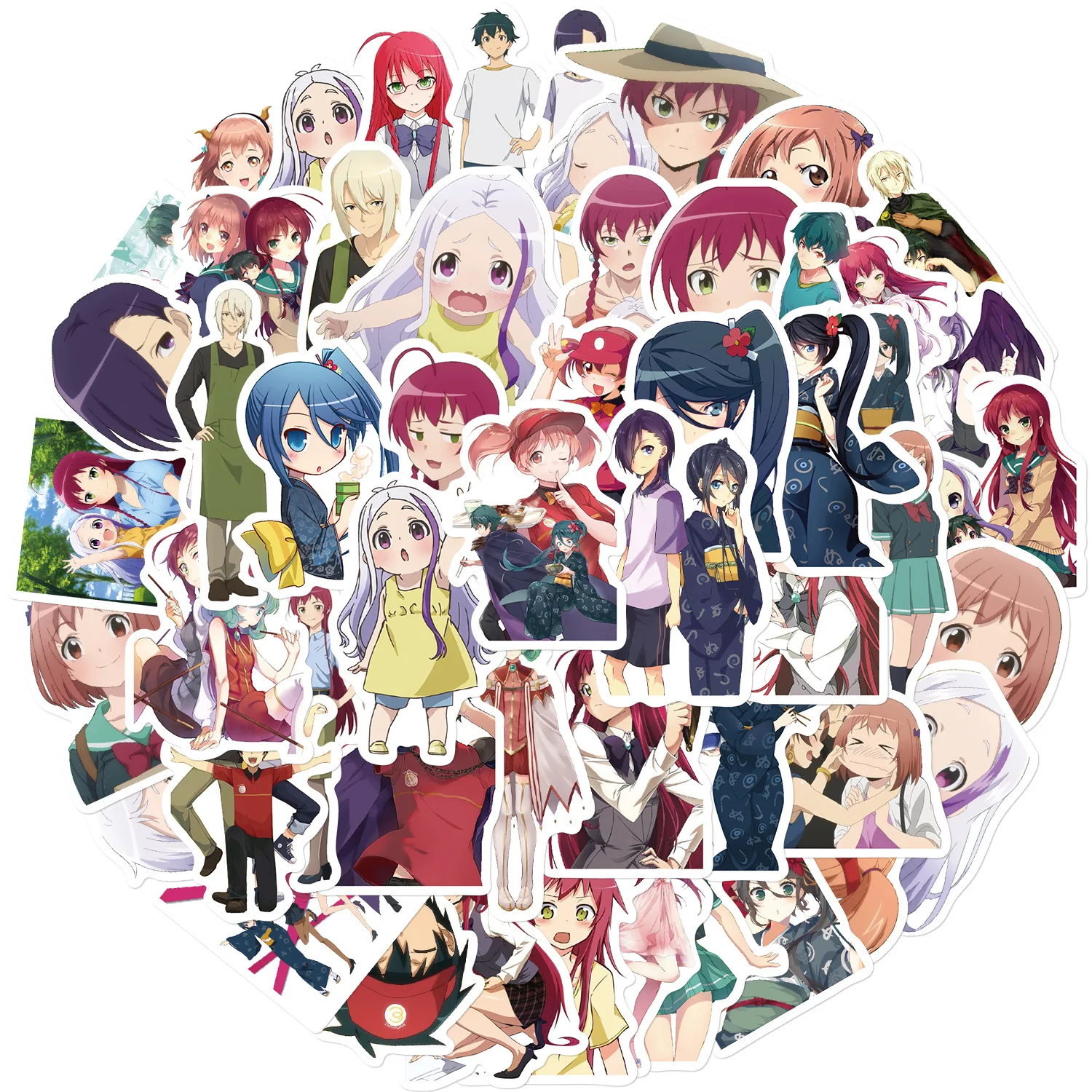 10/30/50pcs Japan Let's work for anime! Lord Demon King Graffiti Stickers For Snowboard Laptop Luggage Car Fridge DIY Styling
10/30/50pcs Japan Let's work for anime! Lord Demon King Graffiti Stickers For Snowboard Laptop Luggage Car Fridge DIY Styling
