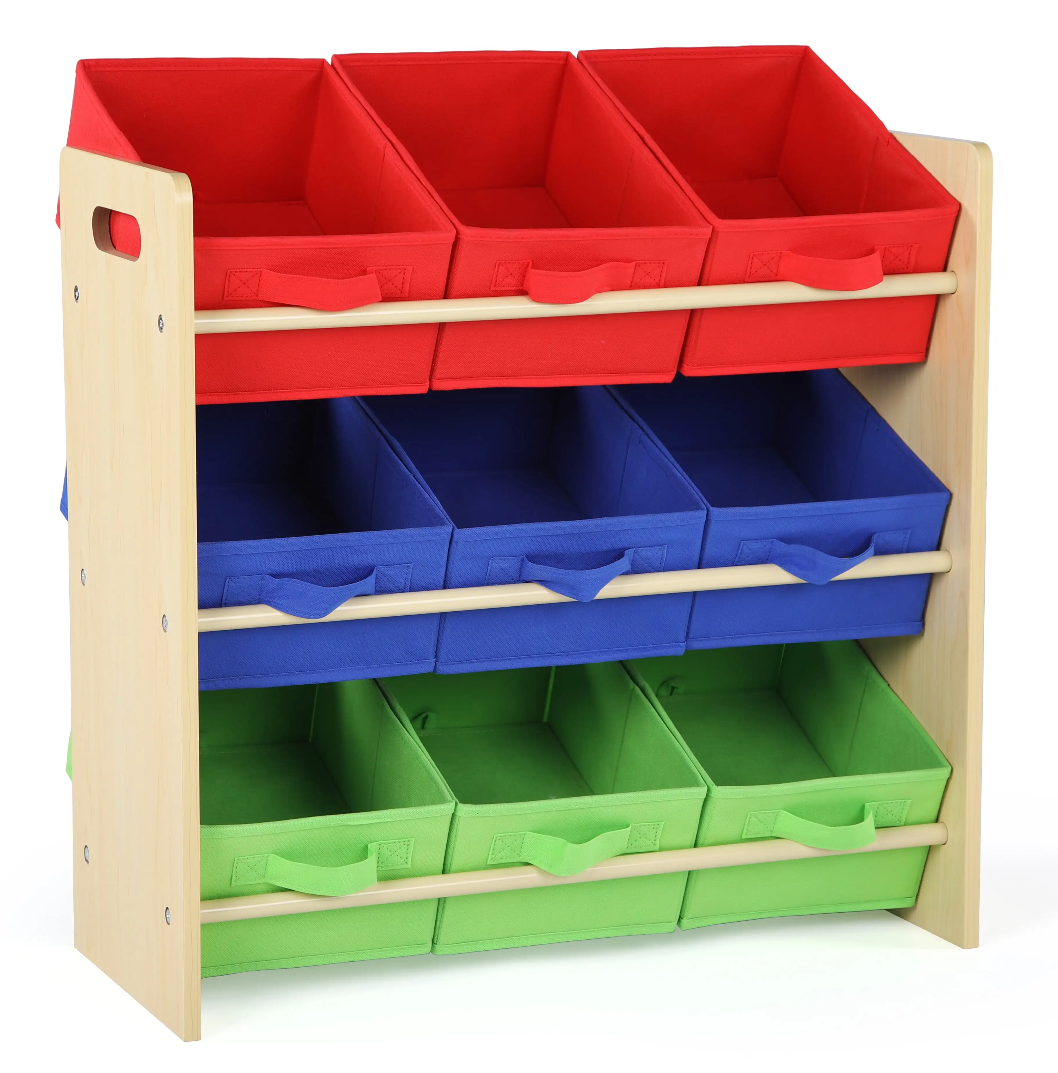 Large Storage Space Durable and Lightweight Kids Toy Storage Organizer W/ 9 Fabric Bins Primary Collection
Large Storage Space Durable and Lightweight Kids Toy Storage Organizer W/ 9 Fabric Bins Primary Collection