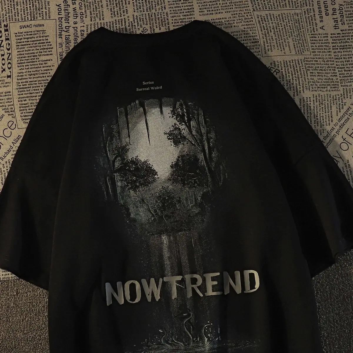 skull T-Shirt Short Sleeve Oversize Street Hip Hop O-Neck Goth Casual Harajuku Grunge Y2k Tops Tees Pullover Vintage Clothes
skull T-Shirt Short Sleeve Oversize Street Hip Hop O-Neck Goth Casual Harajuku Grunge Y2k Tops Tees Pullover Vintage Clothes