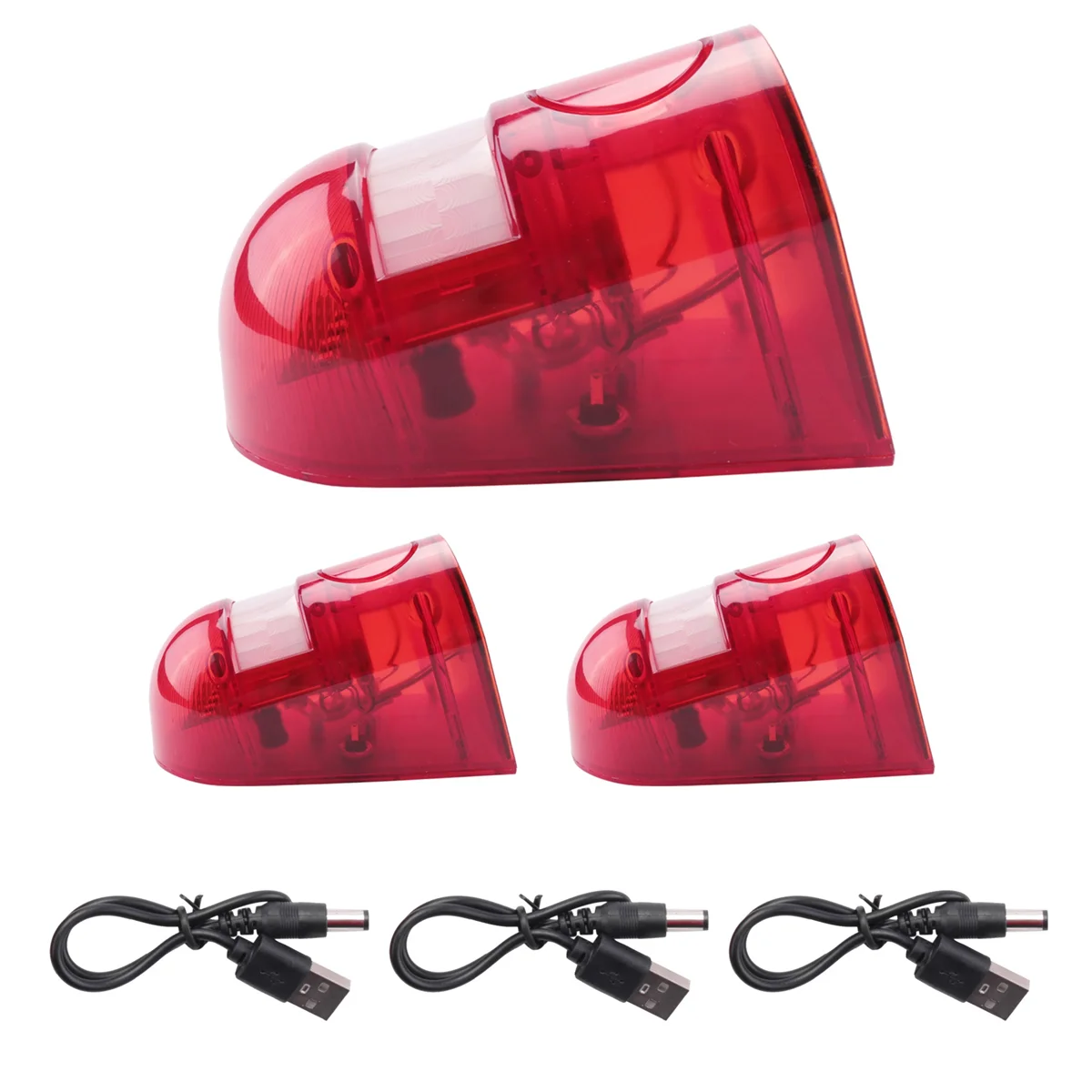 3 Pack Solar Strobe Light with Motion Sensor Alarm 129DB Sound Security Siren IP65 Waterproof for Villa Farm Yard Garden
3 Pack Solar Strobe Light with Motion Sensor Alarm 129DB Sound Security Siren IP65 Waterproof for Villa Farm Yard Garden