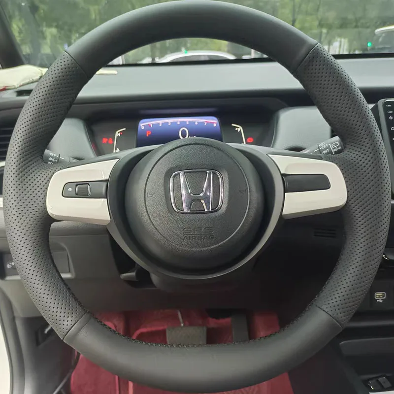 For Honda 4th Generation Fit LIFE JAZZ 2021 Car Accessories Hand Stitched black nonslip Genuine Leather Car Steering Wheel Cover
For Honda 4th Generation Fit LIFE JAZZ 2021 Car Accessories Hand Stitched black nonslip Genuine Leather Car Steering Wheel Cover