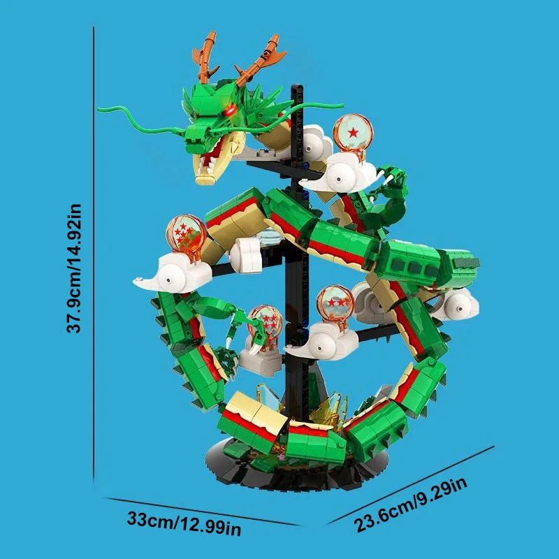 1826PCS MOC Dragon Japanese Anime Character Bricks Model Balls Building Blocks Ideas Collection Puzzy Toys Gift For Children Boy 1826PCS MOC Dragon Japanese Anime Character Bricks Model Balls Building Blocks Ideas Collection Puzzy Toys Gift For Children Boy