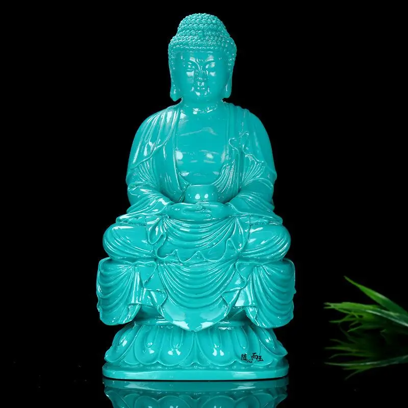 Chinese Natural Turquoise Handcarved Exquisite Sakyamuni, The Founder of Buddhism Statues Carving Living Room Home Decoration
Chinese Natural Turquoise Handcarved Exquisite Sakyamuni, The Founder of Buddhism Statues Carving Living Room Home Decoration