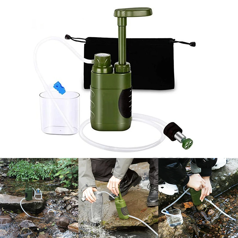Portable Water Filter Outdoor Hard Water Filter Sport Camping Hiking Water Purifier Equipment for Traveling Emergency Supplies
Portable Water Filter Outdoor Hard Water Filter Sport Camping Hiking Water Purifier Equipment for Traveling Emergency Supplies