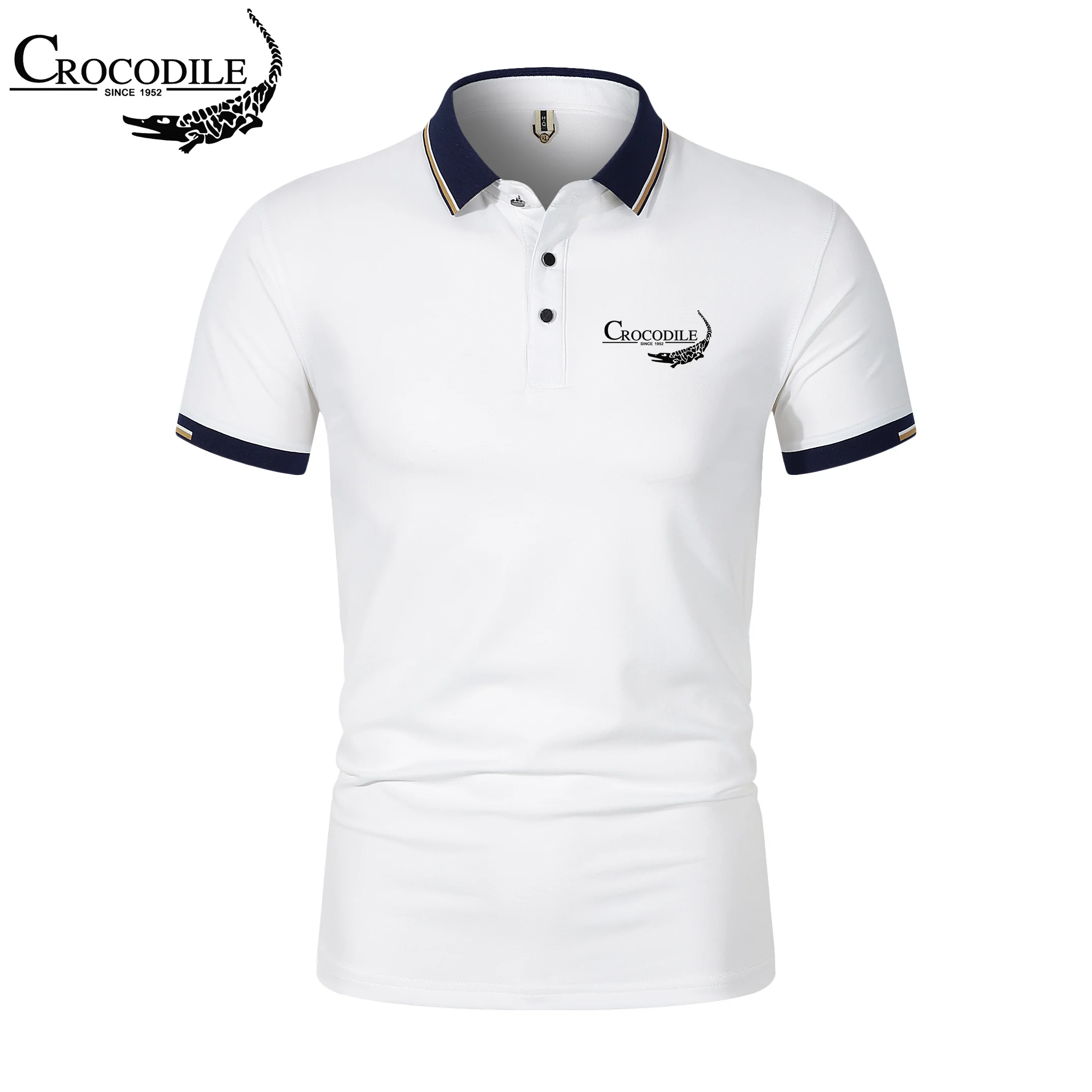 New Men's Brand Polo Shirt Summer Short sleeved T-shirt Polo Collar Fashion Top Trendy High Quality Business Polo
New Men's Brand Polo Shirt Summer Short sleeved T-shirt Polo Collar Fashion Top Trendy High Quality Business Polo