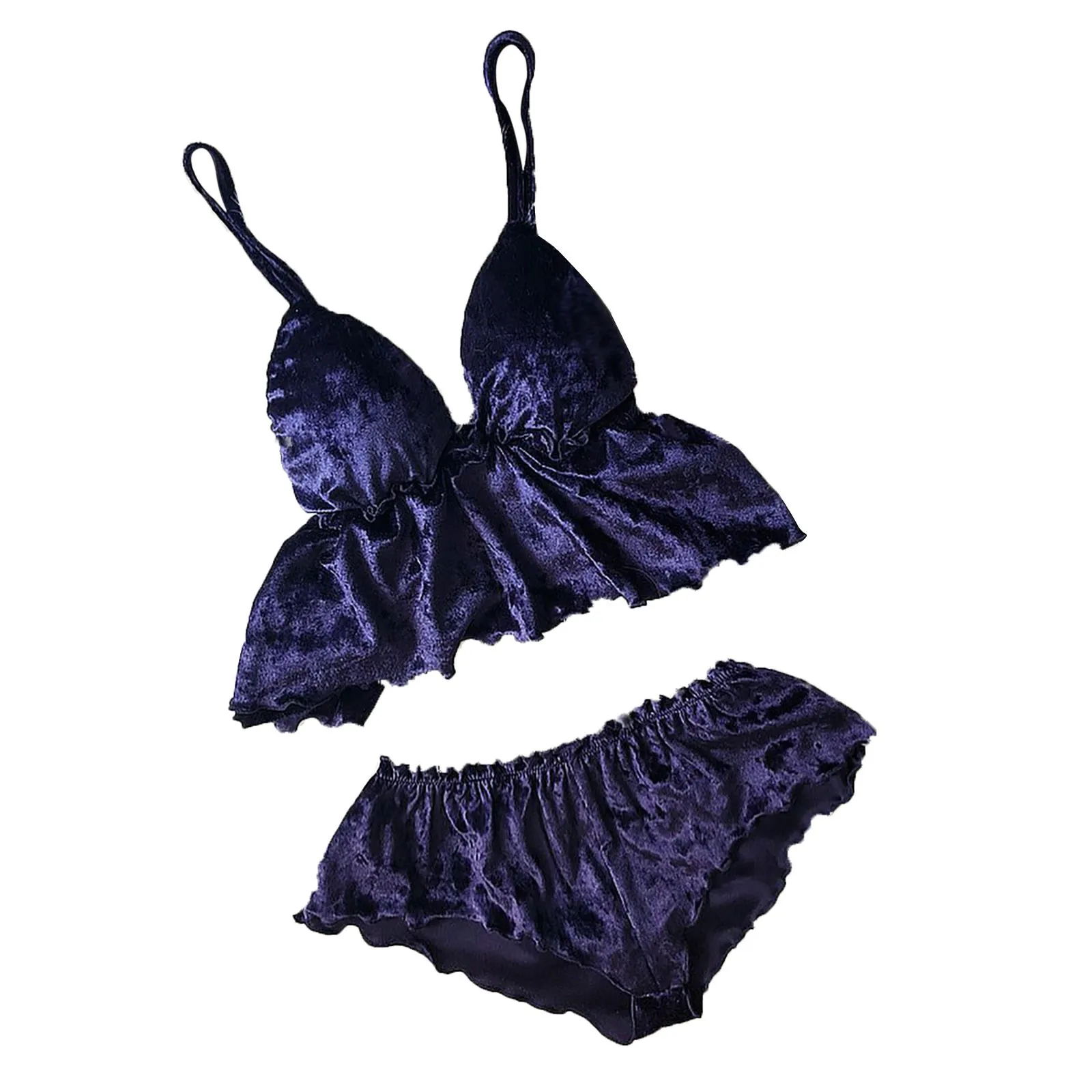 Women'S Sleepwear Set Sexy Lingerie Lace Velvet Pajama Sets Nightwear Sleeveless Camisole Tops Shorts 2 Piece Sets Pyjama
Women'S Sleepwear Set Sexy Lingerie Lace Velvet Pajama Sets Nightwear Sleeveless Camisole Tops Shorts 2 Piece Sets Pyjama
