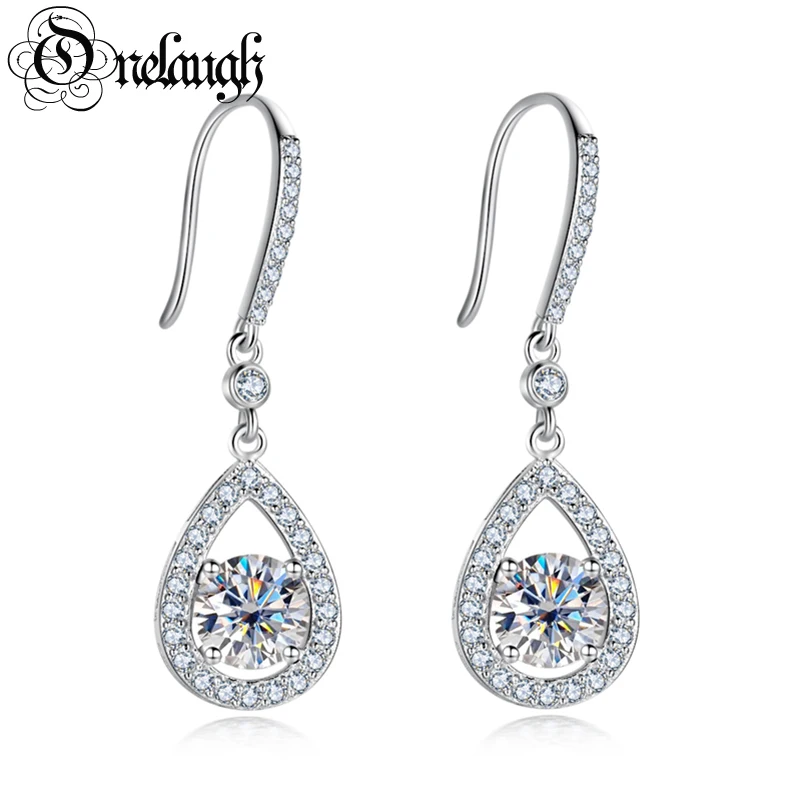 Onelaugh D Color VVS1 Moissanite Drop Earrings S925 Sterling Silver Engagement Diamond Stud Earrings For Women Jewelry Gift
Onelaugh D Color VVS1 Moissanite Drop Earrings S925 Sterling Silver Engagement Diamond Stud Earrings For Women Jewelry Gift