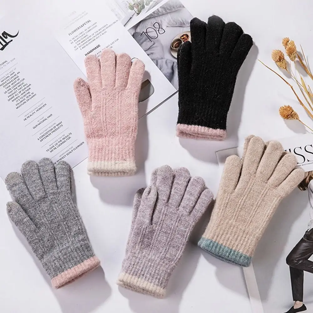 Fleece Knitted Gloves Winter Warm Windproof Thick Women Gloves Knitted Furry Warm Mitts Outdoor Sport
Fleece Knitted Gloves Winter Warm Windproof Thick Women Gloves Knitted Furry Warm Mitts Outdoor Sport