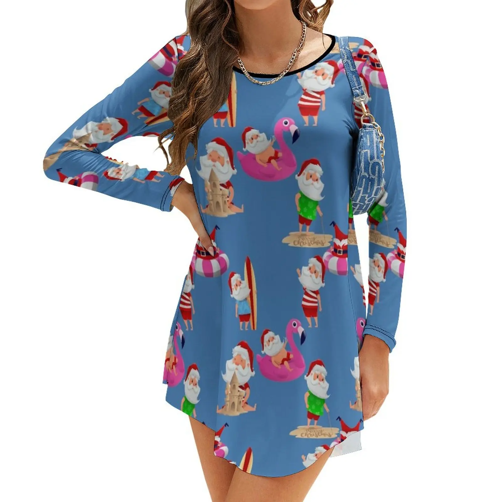 christmas beach santa claus vacation Long-Sleeve Dress sexy dress Woman clothes Women's clothing
christmas beach santa claus vacation Long-Sleeve Dress sexy dress Woman clothes Women's clothing