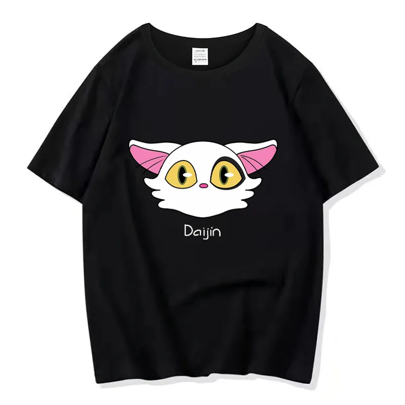 Suzume No Tojimari Cosplay Costume Cat Daijin Cute T-Shirt Summer Short Top Sleeve Cotton Cartoon Tees Shirt for Adult Clothes
Suzume No Tojimari Cosplay Costume Cat Daijin Cute T-Shirt Summer Short Top Sleeve Cotton Cartoon Tees Shirt for Adult Clothes