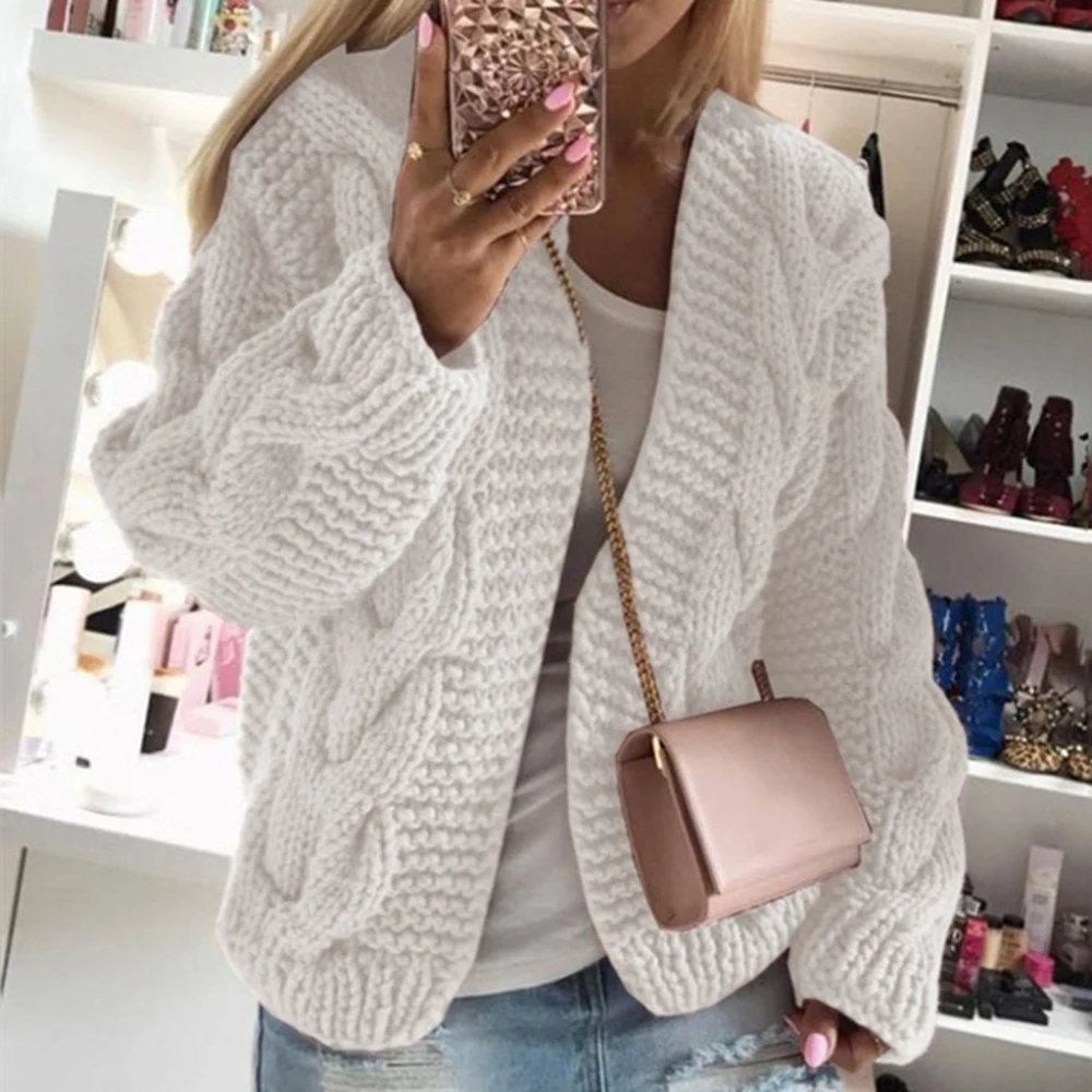 Women 2022 Fall Winter Solid Long Sleeve Ladies White Sweater Cardigan Fashion Knitted Sweaters for Women Cardigans Knitwear y2k
Women 2022 Fall Winter Solid Long Sleeve Ladies White Sweater Cardigan Fashion Knitted Sweaters for Women Cardigans Knitwear y2k