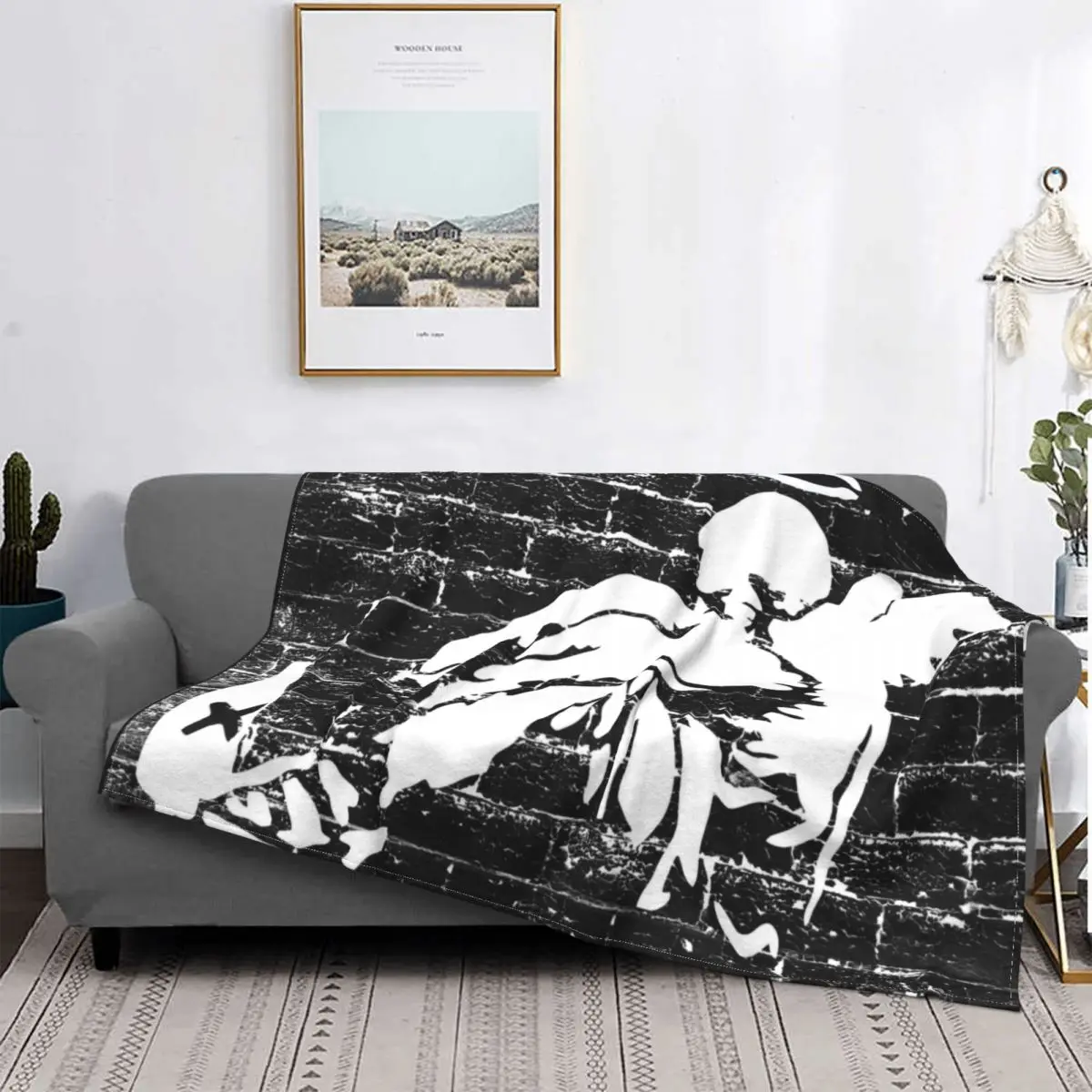 Banksy Drunk Fallen Angel Blankets Warm Flannel Graffiti Street Art Throw Blanket for Bed Couch Bedspread
Banksy Drunk Fallen Angel Blankets Warm Flannel Graffiti Street Art Throw Blanket for Bed Couch Bedspread