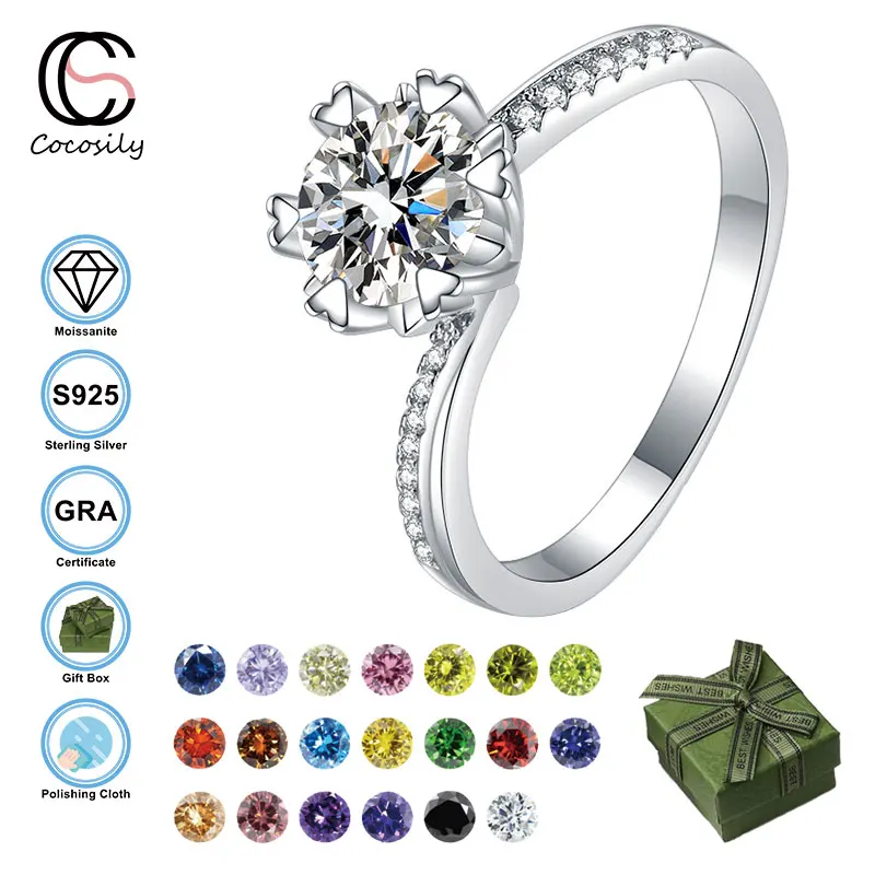 Cocosily 0.5CT D Color Moissanite S925 Sterling Silver Fried Dough Twists Cross Snowflake Women European American Popular Ring
Cocosily 0.5CT D Color Moissanite S925 Sterling Silver Fried Dough Twists Cross Snowflake Women European American Popular Ring