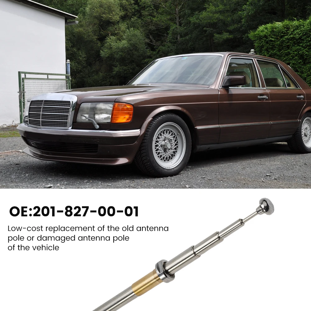 1x Car Power Antenna Mast Replacement Antennas For Mercedes-Benz W124 W126 W201 C107/R107 Stainless Steel Auto Radio Antenna
1x Car Power Antenna Mast Replacement Antennas For Mercedes-Benz W124 W126 W201 C107/R107 Stainless Steel Auto Radio Antenna