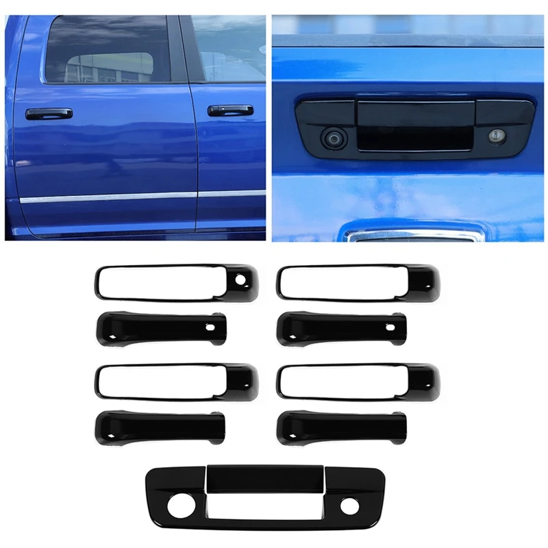 Накладка на дверную ручку для Dodge Ram 1500 2500 3500 2009-2018, черная накладка на дверную ручку + накладка на заднюю дверь, аксессуары для отделки
Накладка на дверную ручку для Dodge Ram 1500 2500 3500 2009-2018, черная накладка на дверную ручку + накладка на заднюю дверь, аксессуары для отделки