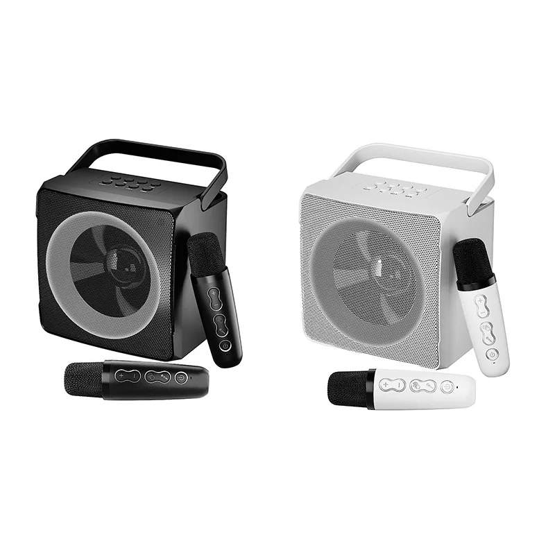 Dual Wireless Microphone One Outdoor Portable Karaoke Bluetooth Speaker Small In Size But Powerful In Function Black
Dual Wireless Microphone One Outdoor Portable Karaoke Bluetooth Speaker Small In Size But Powerful In Function Black