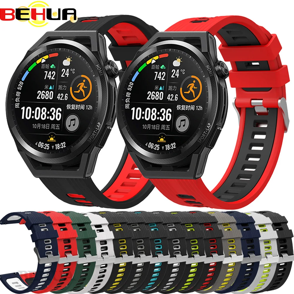 BEHUA Silicone Strap For HUAWEI GT Runner/GT 3 46MM GT3 42/GT2 Pro Smartwatch Sport Band For HUAWEI WATCH 3 Watchband Bracelet
BEHUA Silicone Strap For HUAWEI GT Runner/GT 3 46MM GT3 42/GT2 Pro Smartwatch Sport Band For HUAWEI WATCH 3 Watchband Bracelet