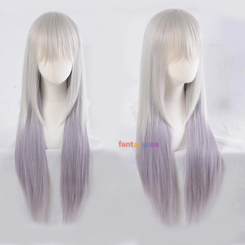 

Rozen Maiden Mercury Lamp Sui Gin Tou Cosplay Wig Long Straight Layered Synthetic Heat Resistant Wigs for Halloween Role Play