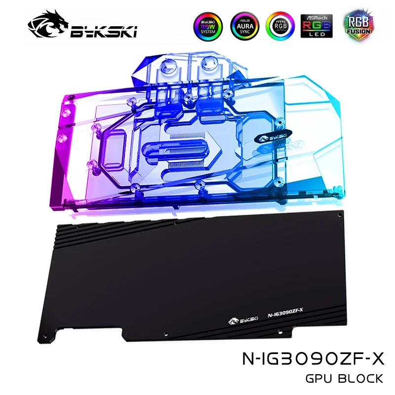 Bykski N-IG3090ZF-X,VGA водяной блок для красочной видеокарты Geforce RTX 3090/3080 24G/10G, охладитель графического процессора 5V 12V
Bykski N-IG3090ZF-X,VGA водяной блок для красочной видеокарты Geforce RTX 3090/3080 24G/10G, охладитель графического процессора 5V 12V