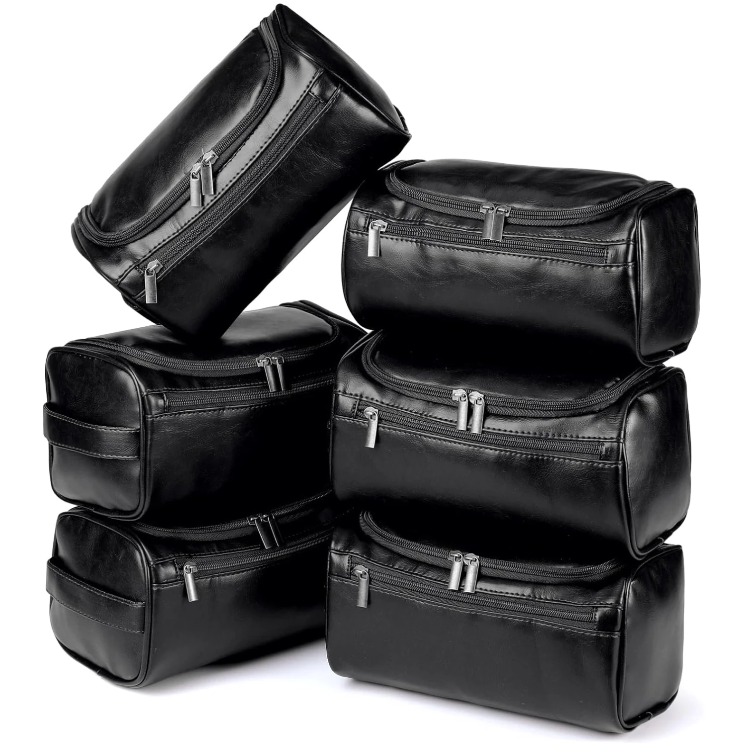 6 Pcs Toiletry Bags for Men Wedding Proposal Gift for Best Man PU Leather Cosmetic Bags with Side Handle Hook Groomsmen Gifts
6 Pcs Toiletry Bags for Men Wedding Proposal Gift for Best Man PU Leather Cosmetic Bags with Side Handle Hook Groomsmen Gifts