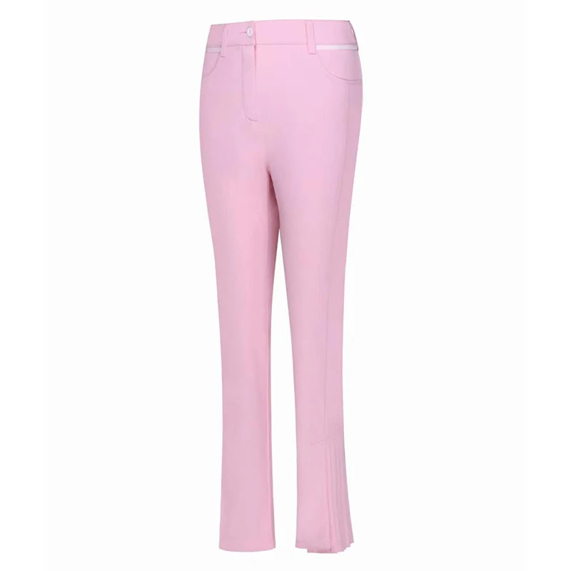 

Golf Women's Spring/Summer New Outdoor Breathable Sports Pants Casual Bell-Bottom Trousers Slim Fit No Logo Nine Points Pants