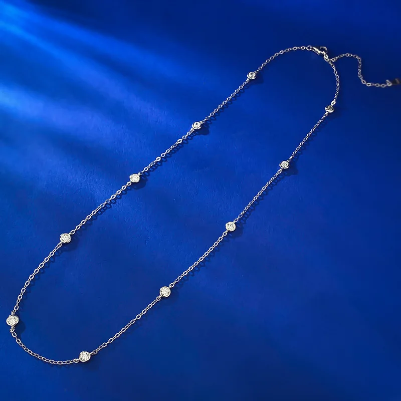 Новое роскошное циркониевое ожерелье из серебра S925 с уникальным дизайном, в минималистическом стиле, универсальное ожерелье
Новое роскошное циркониевое ожерелье из серебра S925 с уникальным дизайном, в минималистическом стиле, универсальное ожерелье