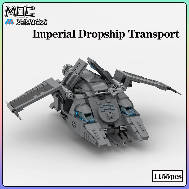 Space War MOC IDT Dropship Transport Carrying Soldiers Starship Building Block Model Sets DIY Children's Toys Christmas Gifts
Space War MOC IDT Dropship Transport Carrying Soldiers Starship Building Block Model Sets DIY Children's Toys Christmas Gifts