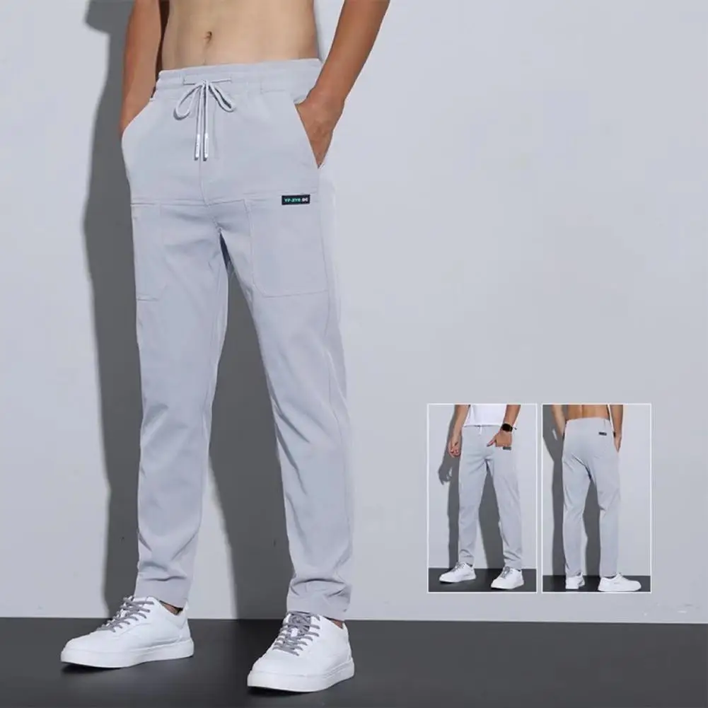 Thin Stylish Loose Lace-up Sweatpants Handsome Men Sweatpants Solid Color Streetwear
Thin Stylish Loose Lace-up Sweatpants Handsome Men Sweatpants Solid Color Streetwear