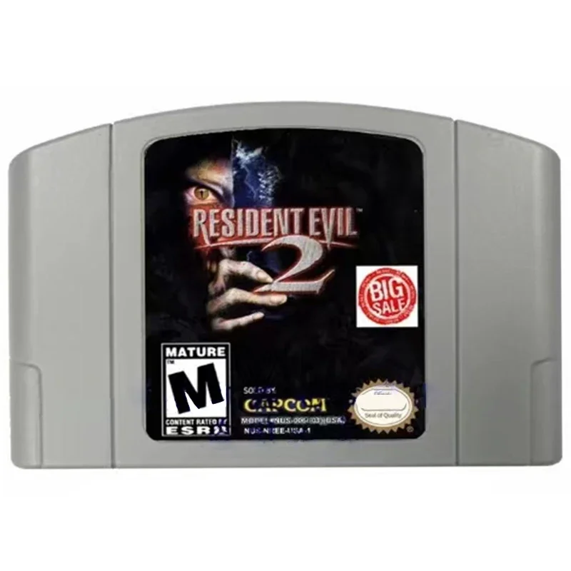 Resident Evil 2 N64 Game Card Series Is Suitable for N64 Version, American English Version and Japanese Animation Toy Gift.
Resident Evil 2 N64 Game Card Series Is Suitable for N64 Version, American English Version and Japanese Animation Toy Gift.