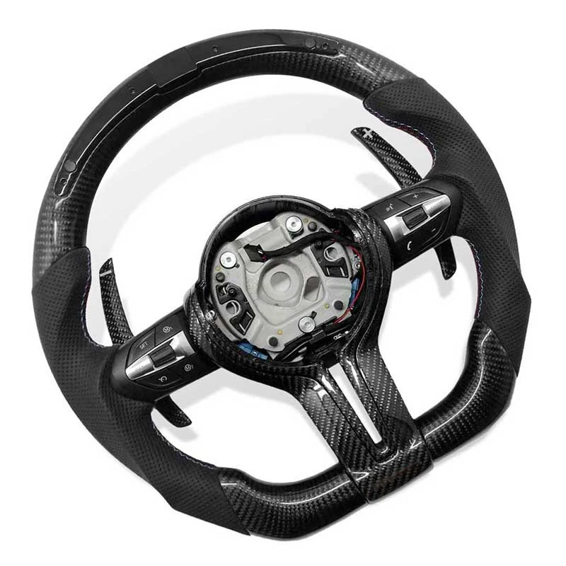 Steering Wheel Carbon Fiber LED for BMW F30 F10 F01 F02 F06 F07 F11 F12 F13 F14 F15 F16 F22 F31 F32 F33 F34 F80 F82 F83 F85 F86
Steering Wheel Carbon Fiber LED for BMW F30 F10 F01 F02 F06 F07 F11 F12 F13 F14 F15 F16 F22 F31 F32 F33 F34 F80 F82 F83 F85 F86