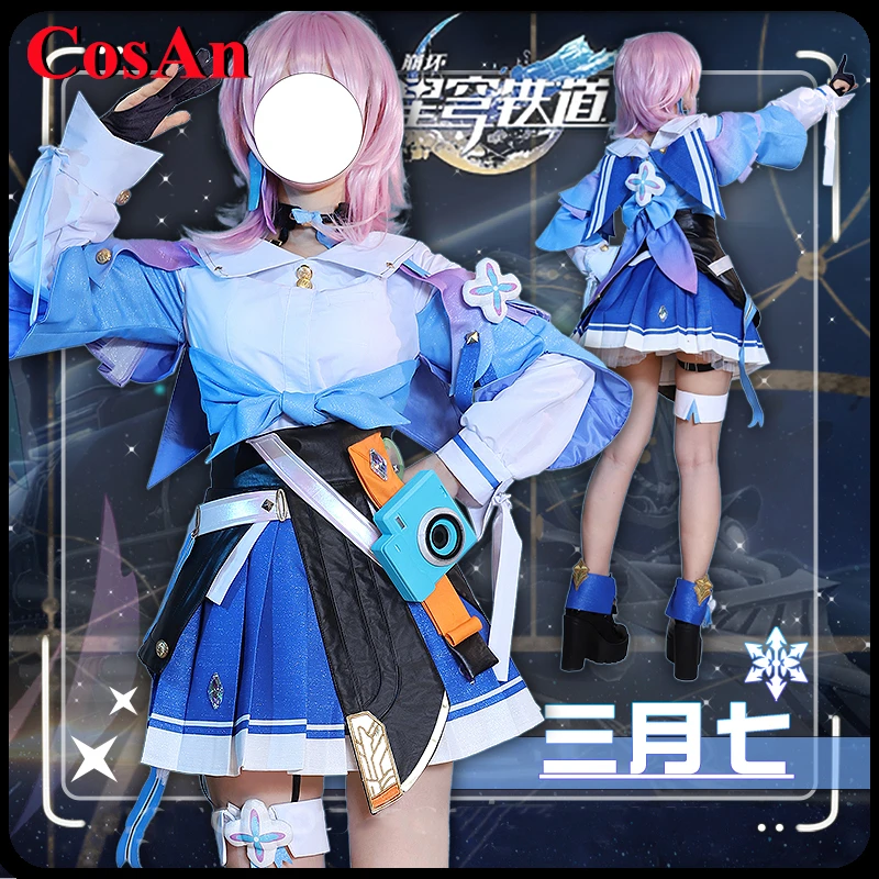 Популярная игра для косплея CosAn Honkai: Star Rail March 7, великолепная боевая униформа, женский стиль
Популярная игра для косплея CosAn Honkai: Star Rail March 7, великолепная боевая униформа, женский стиль