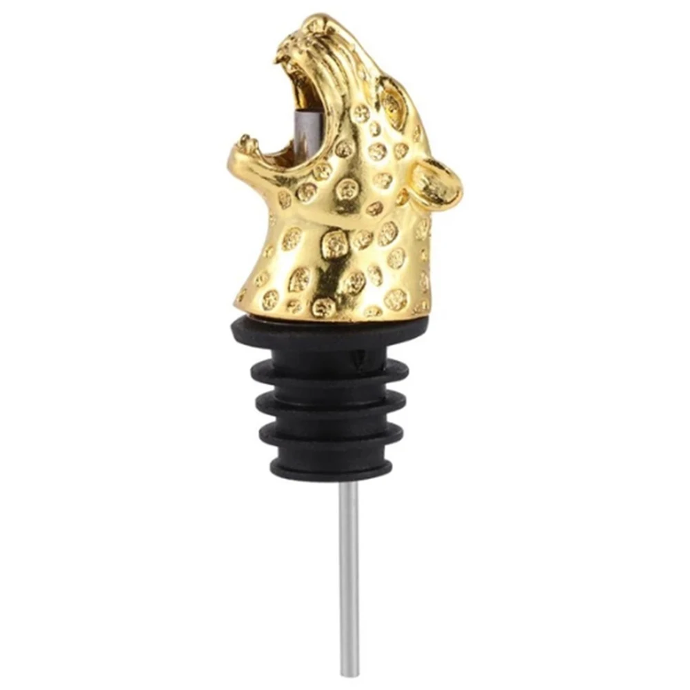Silver Leopard Head Shape Wine Aerator Pourer Beverage Bottle Stopper Glass Bottle Stoppers Leopard Head Shape
Silver Leopard Head Shape Wine Aerator Pourer Beverage Bottle Stopper Glass Bottle Stoppers Leopard Head Shape