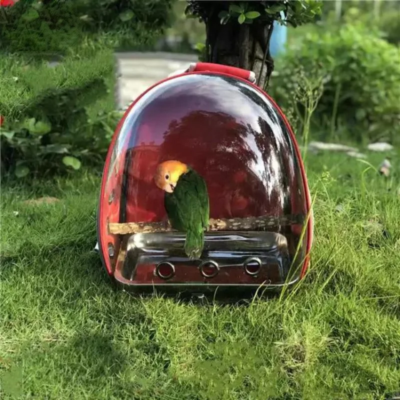 Pet Bird Carrier Transparent Backpack Space Capsule Breathable 360 Degree Sightseeing OutingTravel Bag
Pet Bird Carrier Transparent Backpack Space Capsule Breathable 360 Degree Sightseeing OutingTravel Bag