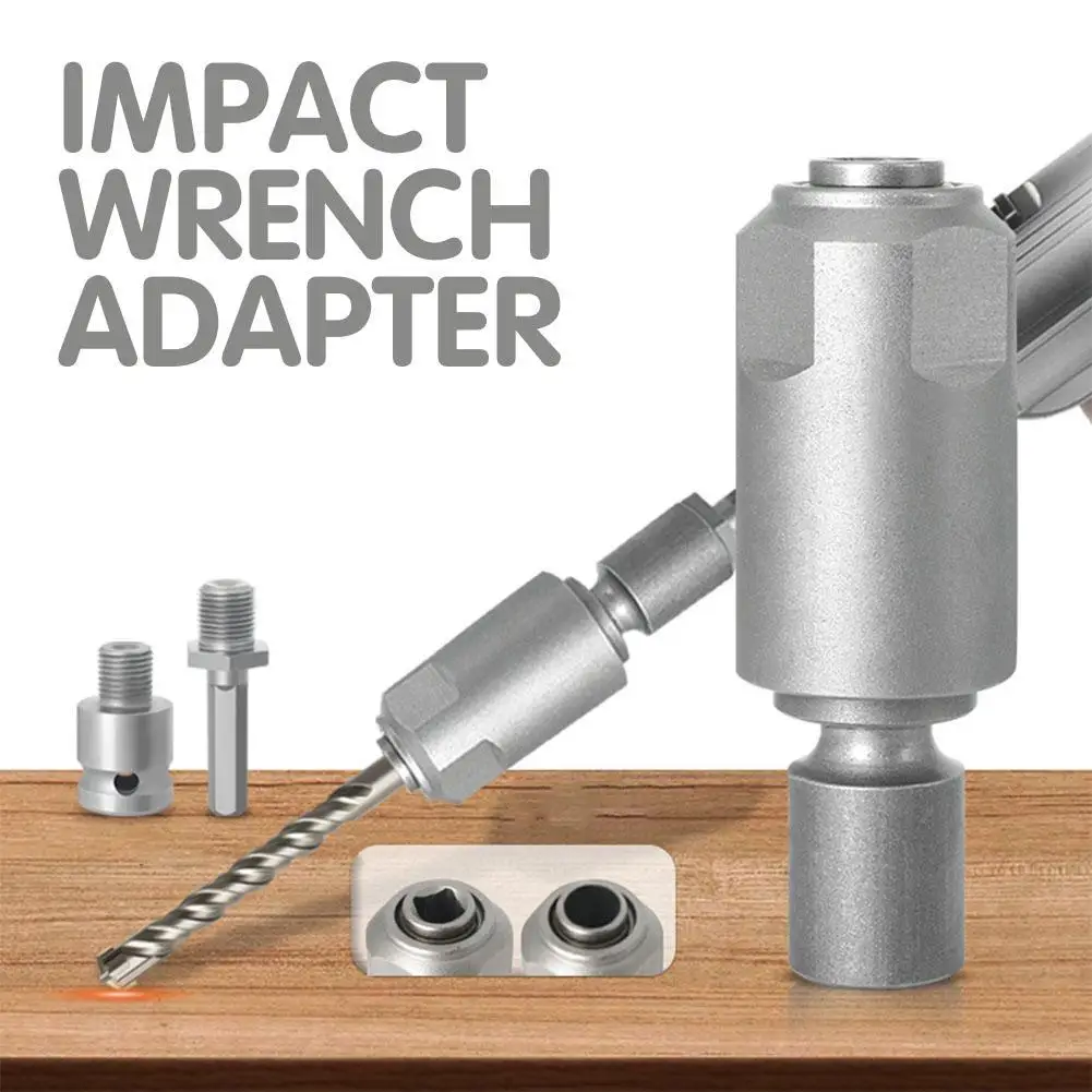 

Quick Release Adapter Converter for Converting Impact Wrench to Electric Hammer Converts to SDS-Plus/Square Interface