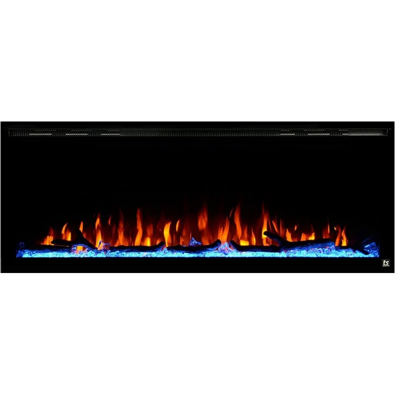Touchstone Sideline Elite Smart 50” WiFi-Enabled Electric Fireplace - in-Wall Recessed - 60 Color Combinations - 1500/750 Watt H
Touchstone Sideline Elite Smart 50” WiFi-Enabled Electric Fireplace - in-Wall Recessed - 60 Color Combinations - 1500/750 Watt H