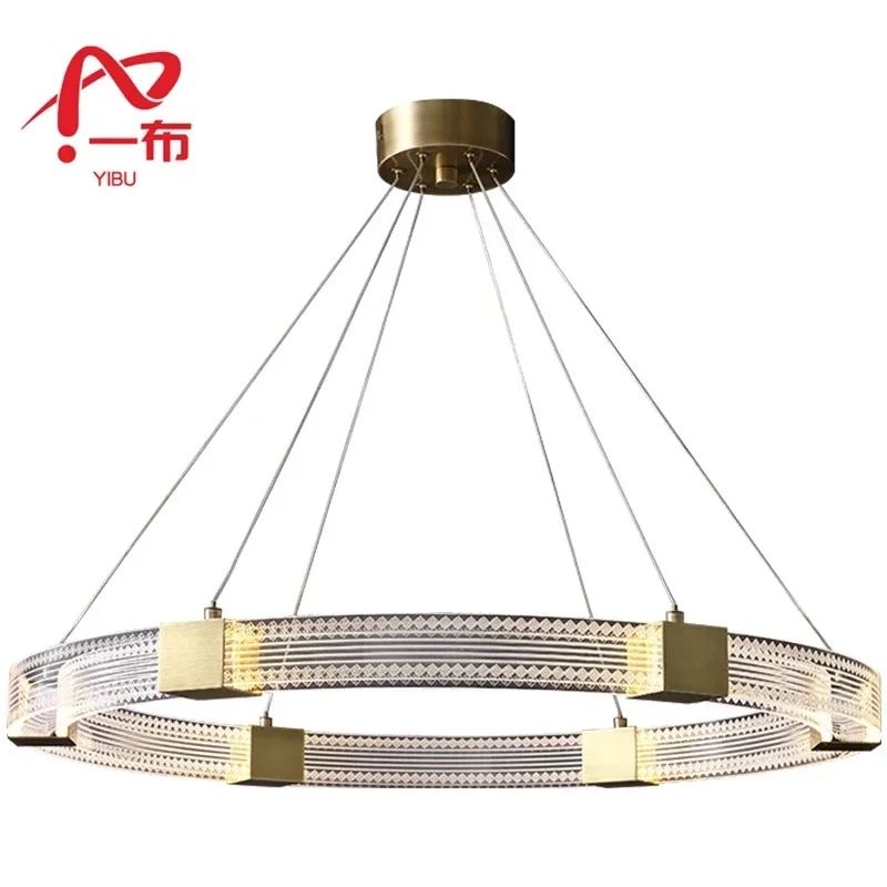 

Nordic Round Ceiling Chandelier For Living Dining Room Bedroom Aluminum Body Acrylic Lampshade Oval Pendant Lamp Interior Lights