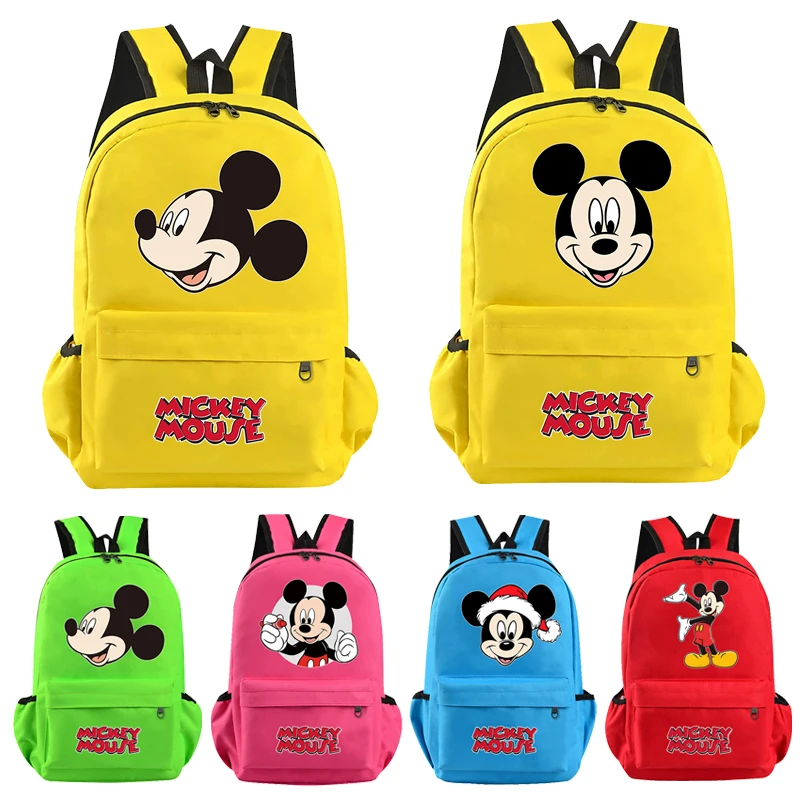 Disney Mickey Mouse Backpack for Boys Girls Student Back To School Schoolbag Hildren Kawaii Backpack Lightweight Mochilas Bags
Disney Mickey Mouse Backpack for Boys Girls Student Back To School Schoolbag Hildren Kawaii Backpack Lightweight Mochilas Bags