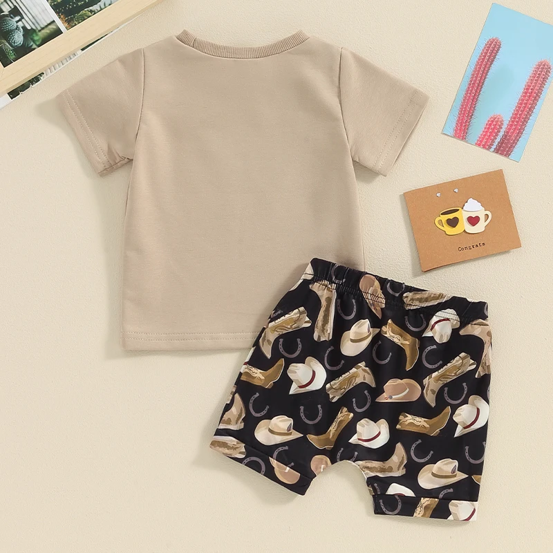 Kurylemon Baby Boy Clothes Summer Toddler Outfit Short Sleeve Letter T-shirt Top Casual Shorts Set
Kurylemon Baby Boy Clothes Summer Toddler Outfit Short Sleeve Letter T-shirt Top Casual Shorts Set