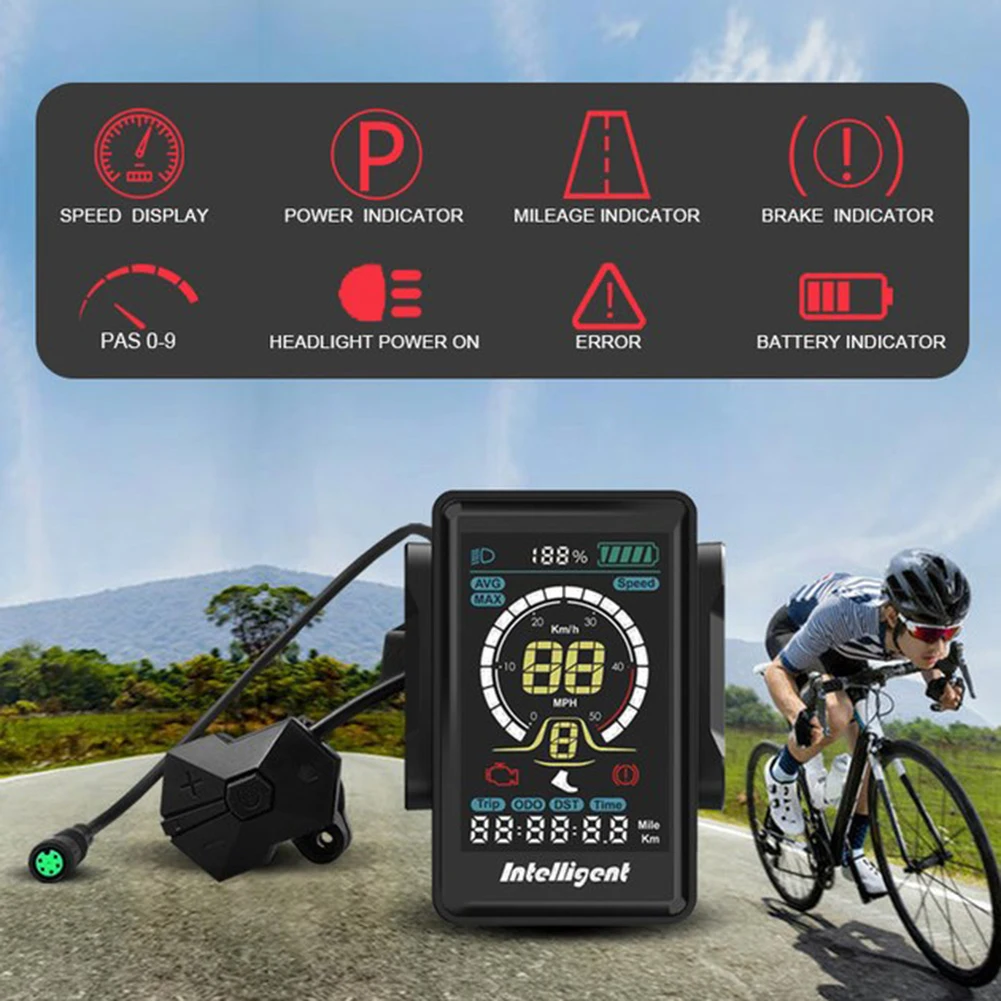 Motor Instrument 1*LCD Display 24V 36V 48V 5 Pin Female 500mm/19.68in BBS01 BBS02 HD Bicycle Components & Parts
Motor Instrument 1*LCD Display 24V 36V 48V 5 Pin Female 500mm/19.68in BBS01 BBS02 HD Bicycle Components & Parts