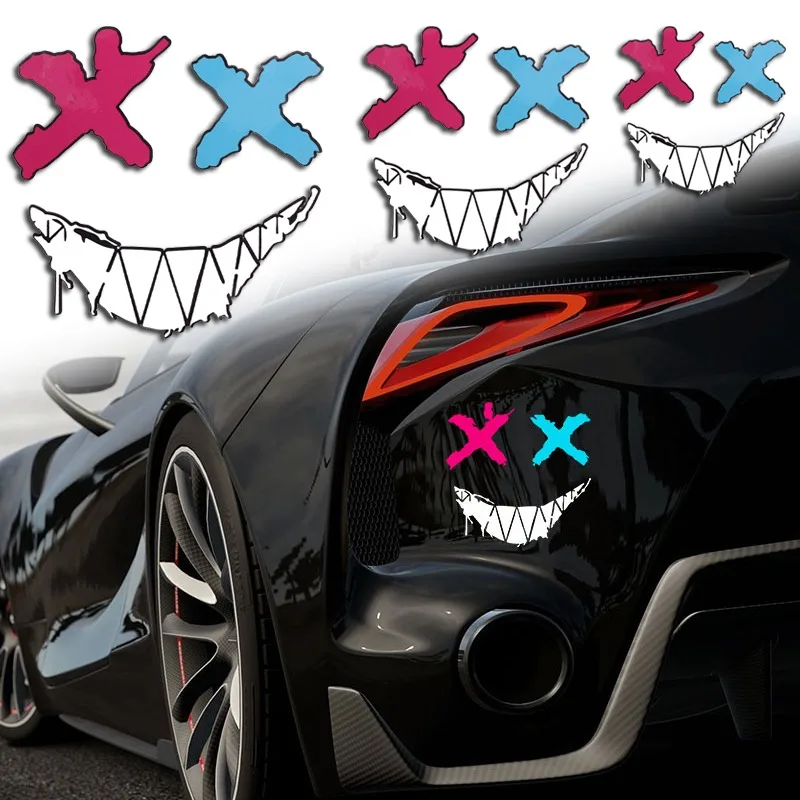 Personalized Devil Smile Car Sticker Decals Creative Funny PVC Car Motorcycle Helmet Waterproof Decorations
Personalized Devil Smile Car Sticker Decals Creative Funny PVC Car Motorcycle Helmet Waterproof Decorations