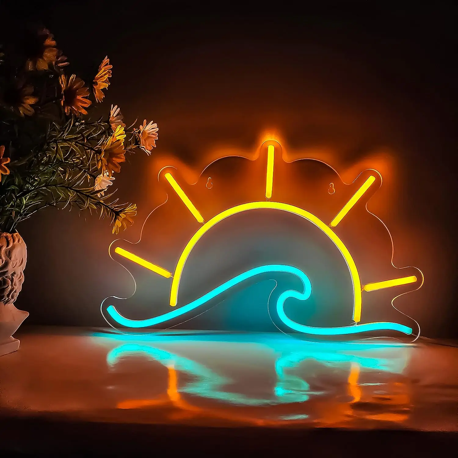 Sunset Sunrise Neon Sign Sun On The Sea Neon Light Sunrise Wave Neon Signs for Wall Decor Bedroom,Living Room,Kitchen Decor
Sunset Sunrise Neon Sign Sun On The Sea Neon Light Sunrise Wave Neon Signs for Wall Decor Bedroom,Living Room,Kitchen Decor