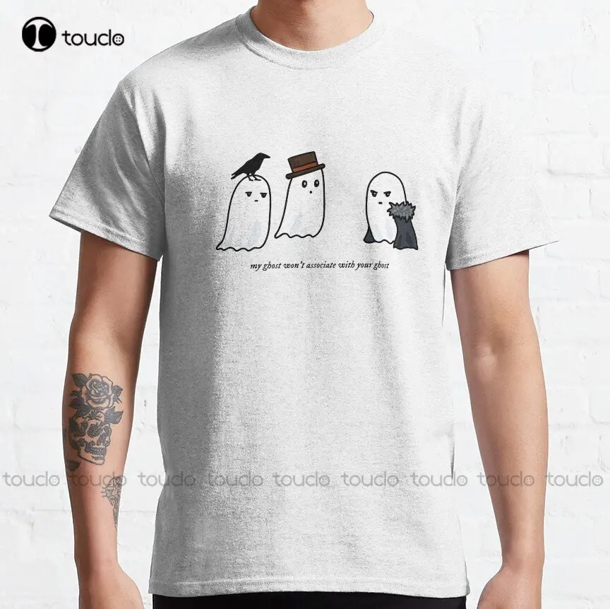 My Ghost Won'T Associate With Your Ghost Classic T-Shirt Teacher Tshirts Funny Art Streetwear Cartoon Tee Custom Gift Xs-5Xl New
My Ghost Won'T Associate With Your Ghost Classic T-Shirt Teacher Tshirts Funny Art Streetwear Cartoon Tee Custom Gift Xs-5Xl New