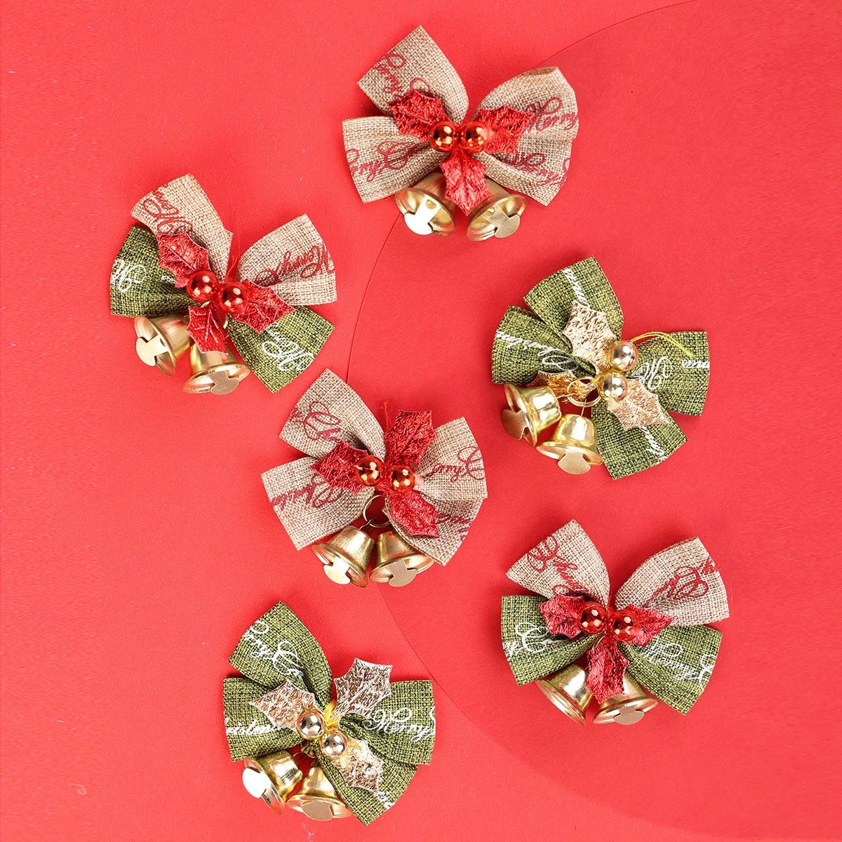 5pcs 5x6cm Christmas Bow Ornaments Christmas Tree Linen Bell Bow Hangings Pendants Decorations DIY Wedding Party Home Decor 2024
5pcs 5x6cm Christmas Bow Ornaments Christmas Tree Linen Bell Bow Hangings Pendants Decorations DIY Wedding Party Home Decor 2024