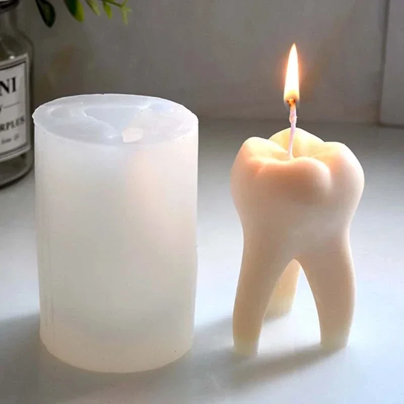 3D Tooth Candle Silicone Mold Tooth Shape Cake Chocolate Silicone Mold Home Decor Ornaments Resin Silicone Mold Making Handmade
3D Tooth Candle Silicone Mold Tooth Shape Cake Chocolate Silicone Mold Home Decor Ornaments Resin Silicone Mold Making Handmade